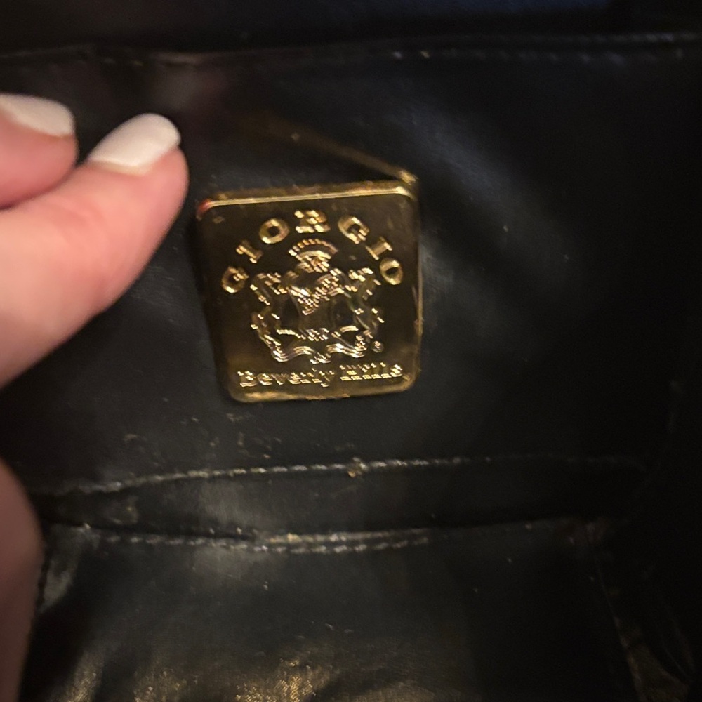 Vintage Navy Giorgio Beverly Hills Quilted Crossbody Bag - Picture 2 of 9